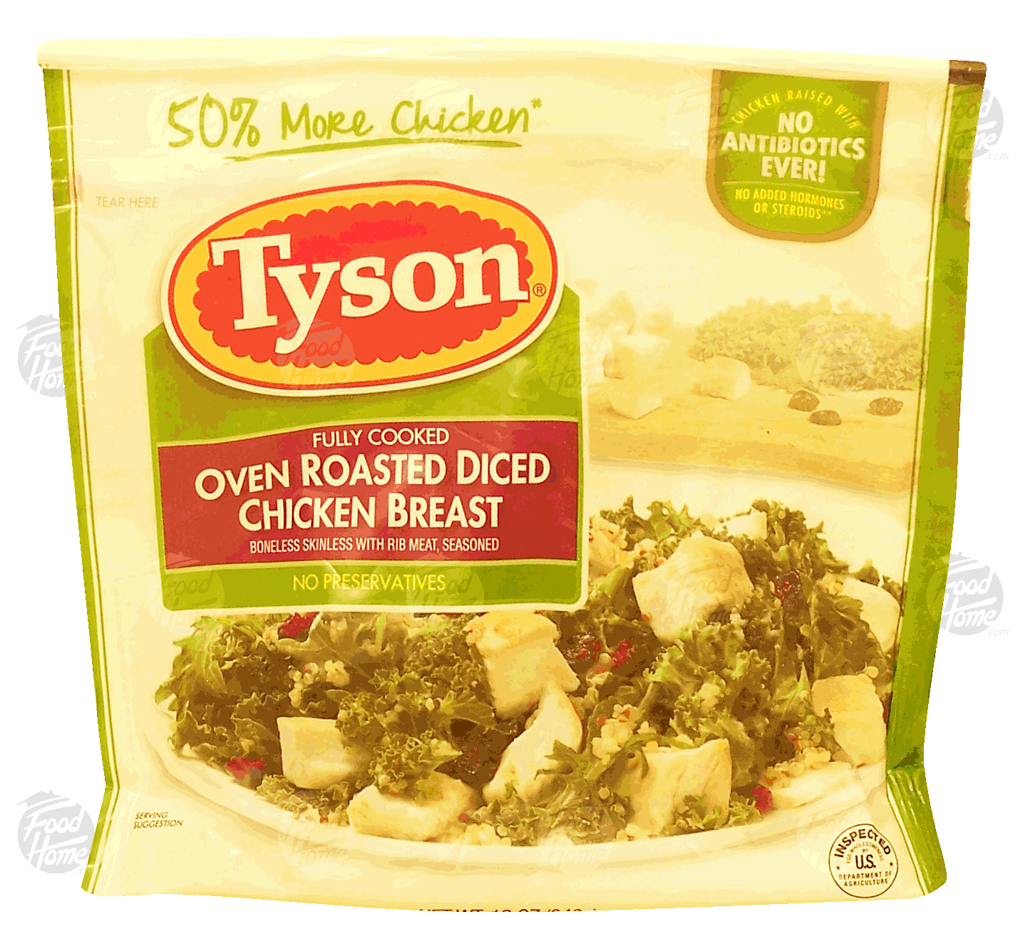 Tyson  fully cooked oven roasted diced chicken breast Full-Size Picture